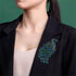 Rhinestone Peacock Brooch Pin for Women Girls Fashion Exquisite Exaggerated Big Crystal Bird Animal Brooches Lapel Pins Elegant Dress Accessories ...