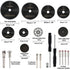 Cutting Discs Wheel Set for Dremel Rotary Tool Accessories, HSS Circular Saw Blades Diamond Resin Cutting Wheel Kit with 1/8" Mandrels for Wood Pl...