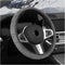 15 Inch Car Steering Wheel Cover, Winter Warm Plush Fluffy Non-Slip Automotive Steering Wheel Protector for Man Woman, Vehicle Interior Accessorie...