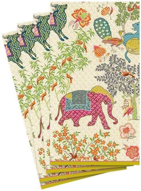 Caspari Entertaining 30-Pack Le Jardin De Mysore Guest Towels by Pierre Frey...