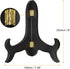 uxcell 8" Easel Plate Holder, Wooden Folding Display Stand Black for Decorative Picture Frame...
