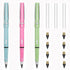 3+8Pcs Everlasting Pencil, Everlasting Pencil Replaceable Head Infinite Pencil Inkless Pen Everlasting Reusable Unlimited Writing Pencils With 8Pc...