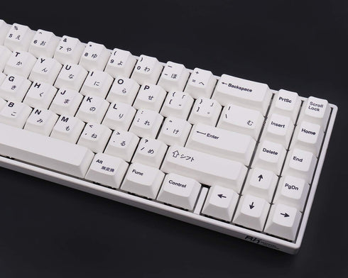 135 keys PBT Japanese Keycaps Cherry Profile DYE-Sub White Theme Minimalist Style Suitable for Mechanical Keyboard...
