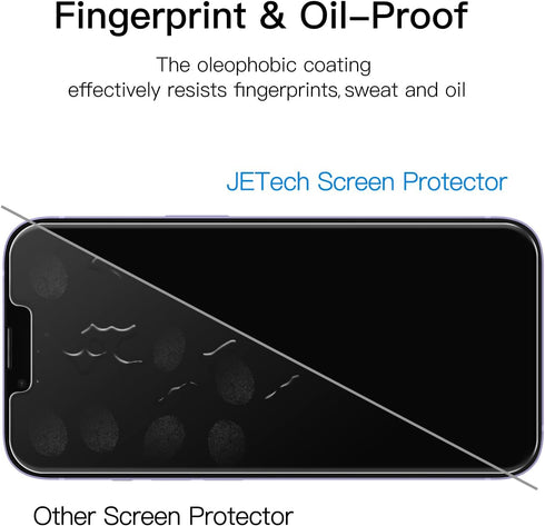 JETech Privacy Screen Protector for iPhone 14 Plus 6.7-Inch, Anti Spy Tempered Glass Film, 2-Pack......
