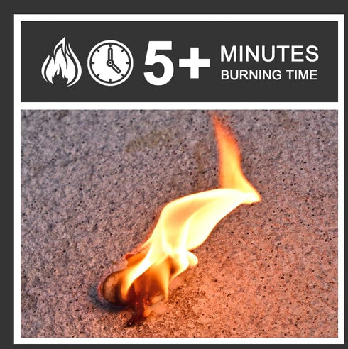 Fire Starters for Campfires, Camping Emergency, Survival, Fire Pits, Grills, Fireplace with 5+ Minute Burn 35 Counts...