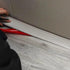 Floor Transition Strip Self Adhesive Carpet & 6.56 FT PVC Threshold Strips, Floor Edging Trim Strips for Threshold Transitions with a Height Less ...