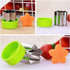 Sandwich Cutter Set, Including 4 Sandwich Cutters Shaped Like Dinosaur, Star and Heart and 8 Vegetable Cutters, Suitable For Children...