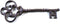NADOBA Iron Decorative Skeleton Key...