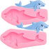Dolphin Silicone Fondant Molds 2 Pcs, Dolphin Chocolate Candy Mold for Cake Decoration Candy Sugar Cupcake Topper Cake Polymer Clay Crafts Epoxy R...