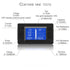 DC Multifunction Battery Monitor Meter,0-200V,0-100A (Widely Applied to 12V/24V/48V RV/Car Battery) LCD Display Digital Current Voltage Solar Powe...