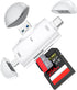 SD Card Reader for iPhone ipad Android Mac Computer Camera, 3-in-1 USB-C to Micro SD Card Reader Trail Camera Viewer,Portable Memory Card Reader S...
