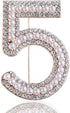 Celebrity Designer Pearl Rhinestone Pins Brooches Gift...