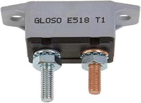 GLOSO Stud Type Circuit Breakers, Lengthwise Bracket, Auto Reset (T1) - 1 Pack (40A) E518...
