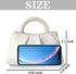 White Pearl Purse Women Soft Leather Evening Clutch Bag Wedding Prom Shoulder Crossbody Bag Small Chic Party Purse…...
