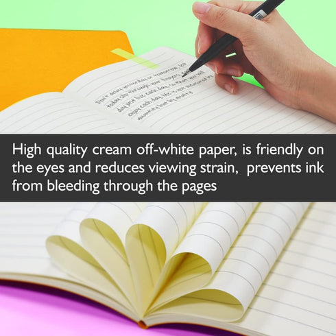 SINOBAND B6 4 Pack Pocket Size PU Leather Colorful Writing Notebook Journal Diary Notebook Daily Notepad Cute Travel Journal (Pack of 4, Random Co...