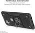 for Moto One 5G Ace Case Military Grade Built-in Kickstand Case with Stand Holster Armor Heavy Duty Shockproof Cover Protective Case for Motorola ...