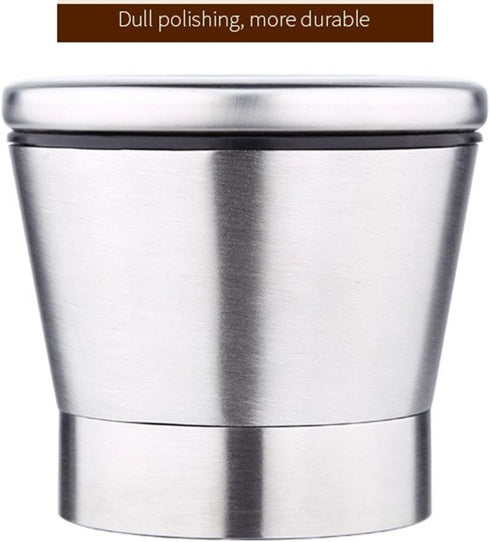 BlueSnail Stainless Steel Manual Grips Glass Salt Pepper Grinder Seasoning Bottle (5.1", Silver)...