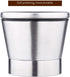 BlueSnail Stainless Steel Manual Grips Glass Salt Pepper Grinder Seasoning Bottle (5.1", Silver)...