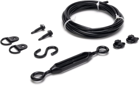 SANKINS Anti-Sag Gate Kits for Wooden Fence, Black Anti-Sagging Gate Support Cable Kit Hardware, Gate Sag Frame Kit Hardware for Wooden Fence, Woo...