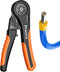 Preciva Hexagonal Ferrule Crimping Tool, AWG 28-7(0.08-10mm²) Crimper Plier Adjustable Ratcheting Wire Crimping Tool...