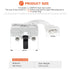 WP3406107 3406107 Dryer Door Switch by Beaquicy - Replacement for Whirlpool, Ken-More, Roper, Amana, Crosley Dryer - Replaces 3406109 3405101 3405...