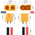 XT60 XT-60 Connectors with 2M 14 AWG Silicone Wire, XT60 Cable Set with 5mm Heat Shrink Tube for DIY Custom RC Lipo Battery Drone Car Boat (10 Pai...