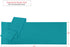 Nestl Body Pillow Cover Soft Pillowcase Lightweight Teal Microfiber 20x54 Inches Envelope Closure, Set of 2...