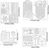 4pcs Gift Box Die Cut for Card Making, AIFUDA Label Tag Cutting Dies Flower Metal Cutting Die Plant Label Embossing Stencils Template for DIY Scra...