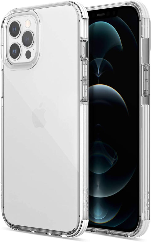 RAPTIC Clear Case Compatible with iPhone 12 Pro Max Case, Anti-Yellow Slim Cover, Shock Absorbing Rubber, Scratch Resistant Protective Case, Fits ...