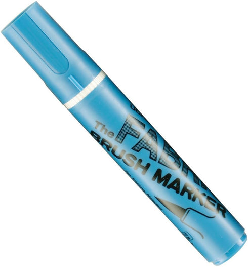 Uchida 722-C-F10 Marvy Fabric Brush Point Marker, Fluorescent Light Blue...