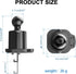 1Pc Black Universal Air Vent Clip For Car Mount Cellphone Holder Vent Grip Joint Dia-17mm For Most Bracket Air Vent Clip For Car Mount Holder Join...