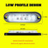 Chelhead Surface Mount Led Lights, Aluminium Base Led Backup Lights 6500K Led Fog Lights or Side Marker Indicator Lights Under Hood Compatible wit...
