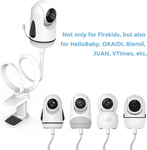 Baby Monitor Mount Universal Baby Monitor Mount Works for HB6550/ HB65/ ...(White)...