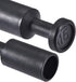 uxcell Push to Connect Fittings, Cap Style Pneumatic Blanking Plugs, Fit for 16mm Inner Dia. Air Hose Tube Pipe, Plastic, Black, Pack of 15...