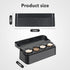 SINGARO Coin Holder for Car, Coin Change Organizer Compatible with Coins of Different Sizes, Dash-Mounted Holder Suitable for Most Cars, Trucks(Bl...