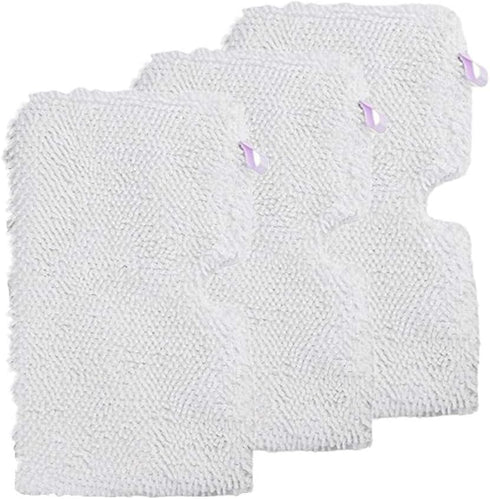 3 Pack Washable Microfiber Mop Replacement Pads Cleaning Pads Compatible for Shark Steam Pocket Mops S3500 Series,S2901,S2902,S3455,S3501,S3550,S3...