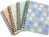 ALIMITOPIA 4 Pack Small Spiral Notepad Journal,Wirebound Ruled Sketch Book Notebook Diary Memo Planner,A6 Size(5.7X4.1) & 80 sheets (Flower B)...