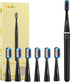 Electric Toothbrush with 6 Brush Heads, Sonic Electric Toothbrush for Adult, Rechargeable Travel Toothbrush,IPX7 Waterproof,120 Days, 3 Modes...
