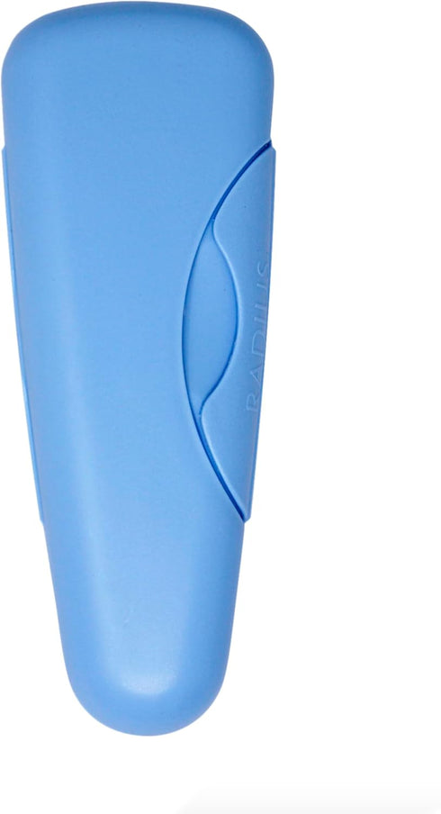 RADIUS Razor Travel Case, BPA-Free Recycled Plastic, Portable for Bathroom, School, Home, Camping - Light Blue...