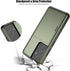 Nvollnoe for Samsung S21 Ultra Case with Card Holder Dual Layer Heavy Duty Protective Galaxy S21 Ultra Case Hidden Card Slot Slim Wallet Case for ...