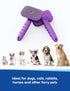 Dog Bath Brush, Pet Grooming Brush for Dogs and Cats, Dog Bath Scrubber for Short and Long Hair Pets, Versatile Pet Brush for Bathing, Grooming an...