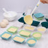 Silicone Cupcake Liners, 24pack Reusable Baking Cups Muffin Liners Pastry Cake Molds, 3 Shapes Lunch Box Bento Dividers-Round, Square, and Rectang...