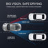 Car Blind Spot Mirror, 2PCS HD Convex Glass Angle Adjustable for Side Rearview Mirrors, Fan Shaped Frameless Rotatable Wide Angle Blind Spot Mirro...