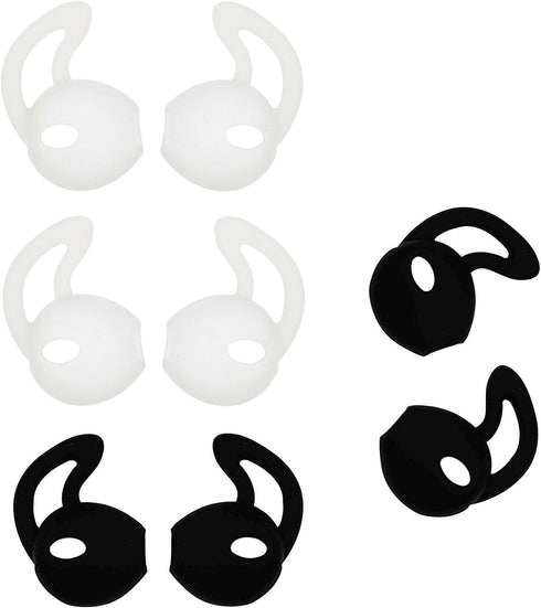 ALXCD Ear Gel for iPhone Earpods, Ear Buds Tips, 4 Pair Anti-Slip Soft Silicone Replacement Earbud Tips for Earphone of iPhone7 SE 6s iPhone 6s Pl...