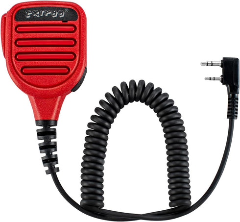 Speaker Microphone Shoulder Waterproof IP56 Compatible with Kenwood Two Way Radio with 3.5mm Jack (1 pcs)...