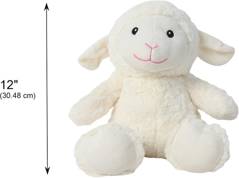 Linzy Toys, 12" Soft Dreams Super Soft Plush Lamb Night Light with Lullabies and soothe The Baby, Huggable Stuffed Animal, Nursery Decor,...