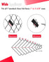 Chain Link Fence Sign Mount, Heavy-Duty Fence Sign Fastener Bracket, Black 4 Packs...