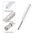 5Pcs Nylon Bore Brush 19mm Dia Cleaning Twisted Wire Brush Tube Pipe Cleaner with Handle 1/4 Inch Hex Shank for Tubes, Ports, Bearings...