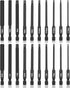 20 Piece Hex Head Allen Wrench Drill Bit Set, 1/4 Inch Hex Shank Metric and SAE S2 Steel Hex Bit Set, Magnetic Tips 3 Inch Long...