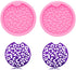 2PCS DIY Round Coaster Silicone Mold for Epoxy Resin Casting Molds Resin Coaster Mold Diameter 7cm/2.76 inch, Molds for Casting, Home Decoration...